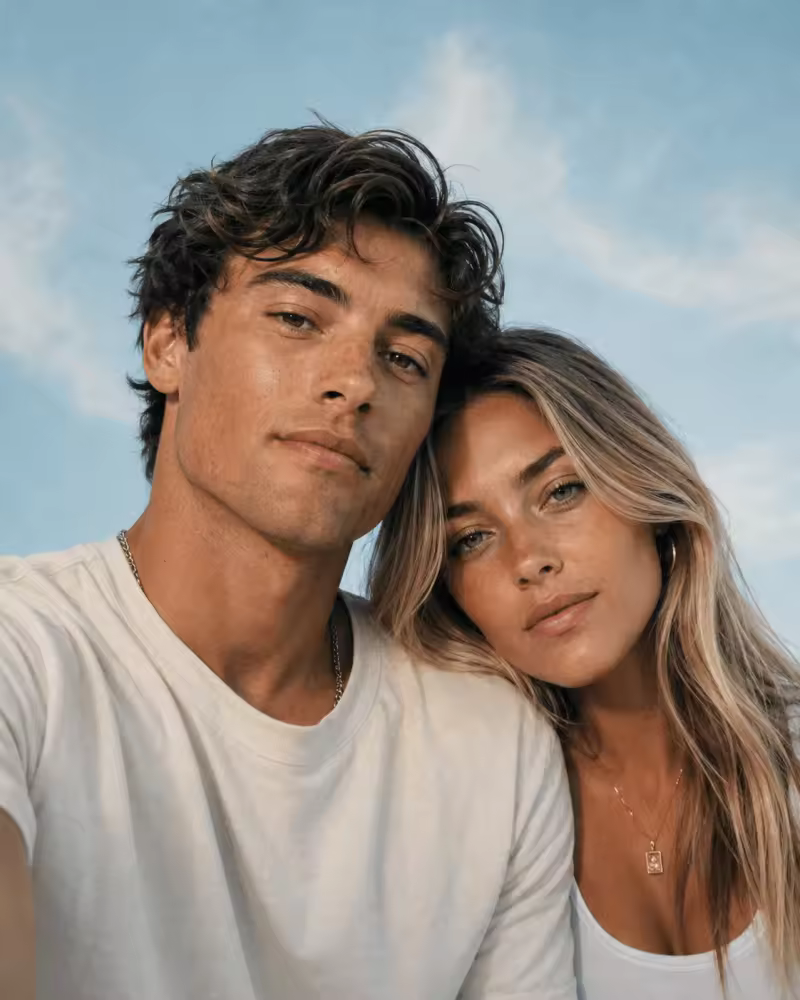 Couple selfie